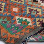 Kilim szőnyeg Chobi 203x294 kézi szövésű afgán gyapjú kilim