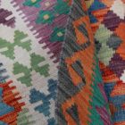 Kilim szőnyeg Chobi 203x294 kézi szövésű afgán gyapjú kilim