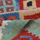 Kilim szőnyeg Chobi 205x293 kézi szövésű afgán gyapjú kilim
