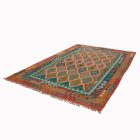Kilim szőnyeg Chobi 207x300 kézi szövésű afgán gyapjú kilim
