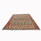 Kilim szőnyeg Chobi 209x303 kézi szövésű afgán gyapjú kilim