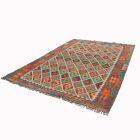Kilim szőnyeg Chobi 209x303 kézi szövésű afgán gyapjú kilim