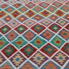 Kilim szőnyeg Chobi 209x303 kézi szövésű afgán gyapjú kilim