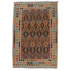 Kilim szőnyeg Chobi 205x288 kézi szövésű afgán gyapjú kilim