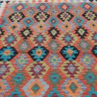 Kilim szőnyeg Chobi 205x288 kézi szövésű afgán gyapjú kilim