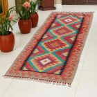 Kilim futószőnyeg Chobi 71x188 kézi szövésű afgán gyapjú kilim