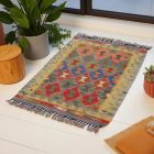 Kilim szőnyeg Chobi 94x64 kézi szövésű afgán gyapjú kilim