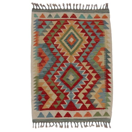 Etnikai Kilim szőnyeg Chobi 95x70 kézi szövésű afgán gyapjú kilim