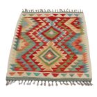 Etnikai Kilim szőnyeg Chobi 95x70 kézi szövésű afgán gyapjú kilim