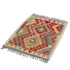 Etnikai Kilim szőnyeg Chobi 95x70 kézi szövésű afgán gyapjú kilim