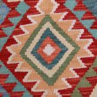 Etnikai Kilim szőnyeg Chobi 95x70 kézi szövésű afgán gyapjú kilim