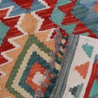 Etnikai Kilim szőnyeg Chobi 95x70 kézi szövésű afgán gyapjú kilim