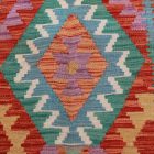 Etnikai Kilim szőnyeg Chobi 96x61 kézi szövésű afgán gyapjú kilim