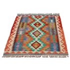 Chobi Kilim szőnyeg 126x88 kézi szövésű afgán gyapjú kilim