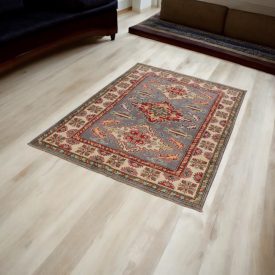 Kazak szőnyeg 125x186 keleti kézi csomózású szőnyeg