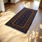 Keleti futószőnyeg Aqcha Bukhara 81x190 kézi csomózású afgán szőnyeg