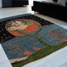 Keleti szőnyeg Afshar naqsha 195x293 kézi csomózású afgán szőnyeg