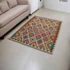 Kézi szövésű Kilim Chobi 131x181 afgán gyapjú Kilim szőnyeg