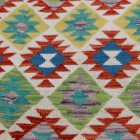 Kézi szövésű Kilim Chobi 131x181 afgán gyapjú Kilim szőnyeg