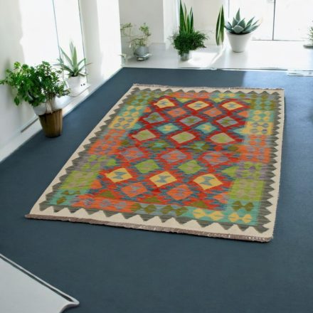 Maimana Kilim szőnyeg 119x175 afgán kézi szövésű Kilim