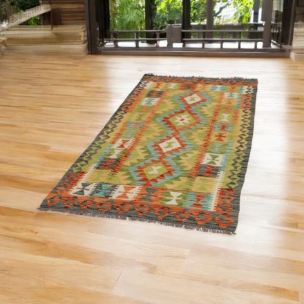 Etnikai Kilim futószőnyeg Chobi 103x201 kézi szövésű szőttes szőnyeg