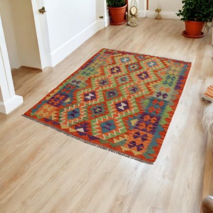 Kézi szövésű szőttes 130x167 Maimana Kilim szőnyeg