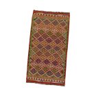 Chobi Kilim szőnyeg 105x192 kézi szövésű gyapjú kelim