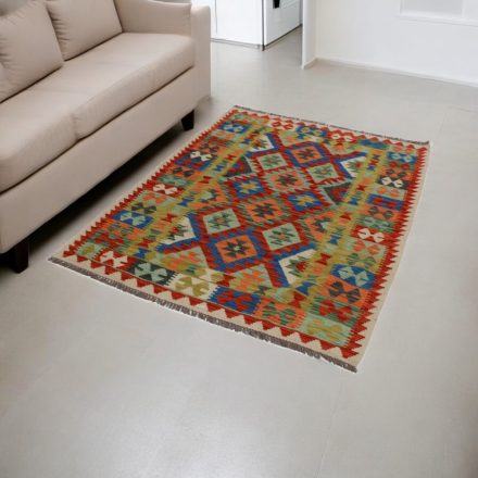 Maimana Kilim szőnyeg 126x176 afgán kézi szövésű Kilim