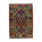 Maimana Kilim szőnyeg 126x176 afgán kézi szövésű Kilim
