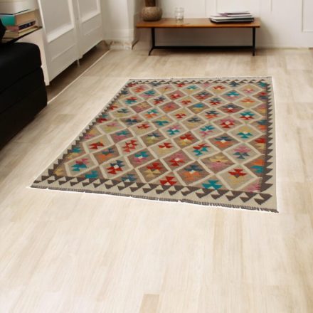 Kilim szőnyeg Chobi 161x198 afgán kézi szövésű kelim