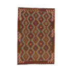 Maimana Kilim szőnyeg 125x183 afgán kézi szövésű Kilim