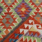 Maimana Kilim szőnyeg 125x183 afgán kézi szövésű Kilim