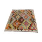 Afgán Kilim szőnyeg Chobi 110x146 etnikai kézi szövésű Kilim