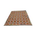 Gyapjú Kilim szőnyeg Chobi 154x204 kézi szövésű afgán Kilim