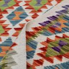 Gyapjú Kilim szőnyeg Chobi 154x204 kézi szövésű afgán Kilim