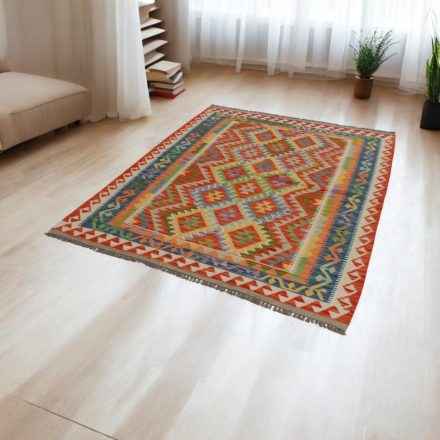 Kézi szövésű szőttes 155x198 Maimana Kilim szőnyeg