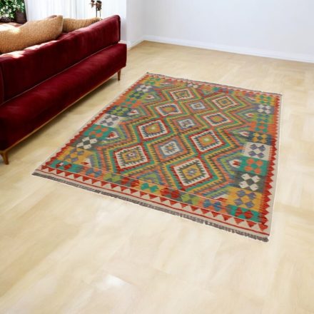 Afgán Kilim Chobi 156x201 kézzel szövött Kilim szőnyeg