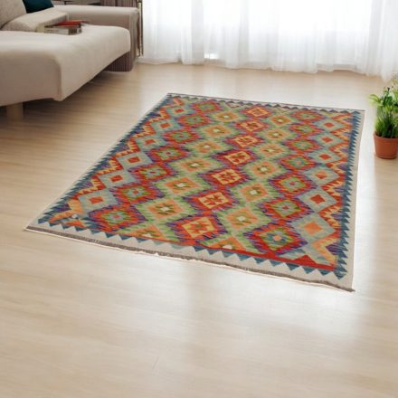 Etnikai Kilim szőnyeg Chobi 152x189 kézi szövésű szőttes szőnyeg