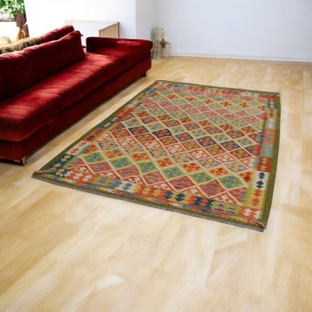 Maimana Kilim szőnyeg 172x249 afgán kézi szövésű Kilim