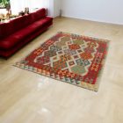 Etnikai Kilim szőnyeg Chobi 147x202 kézi szövésű szőttes szőnyeg