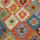 Afgán Kilim szőnyeg Chobi 148x204 etnikai kézi szövésű Kilim