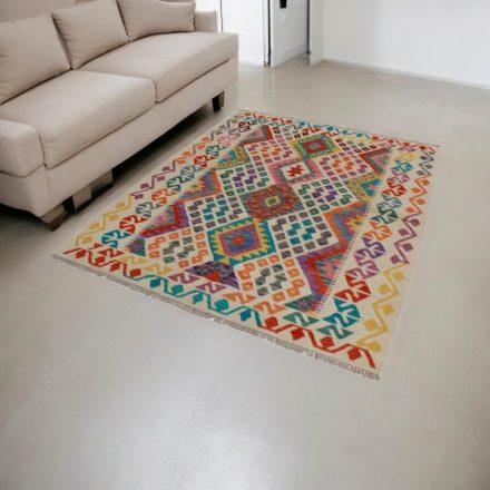 Kézi szövésű szőttes 158x200 Maimana Kilim szőnyeg