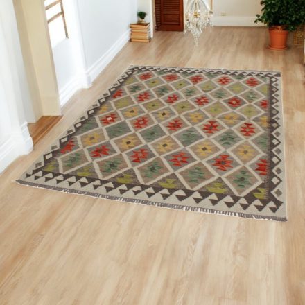 Kézi szövésű Kilim Chobi 158x200 afgán gyapjú Kilim szőnyeg