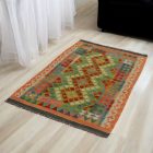 Afgán Kilim szőnyeg Chobi 100x155 etnikai kézi szövésű Kilim