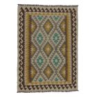Chobi Kilim szőnyeg 106x147 kézi szövésű gyapjú kelim