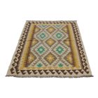 Chobi Kilim szőnyeg 106x147 kézi szövésű gyapjú kelim