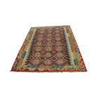 Afgán Kilim szőnyeg Chobi 150x204 etnikai kézi szövésű Kilim