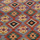 Afgán Kilim szőnyeg Chobi 150x204 etnikai kézi szövésű Kilim