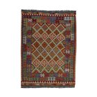 Etnikai Kilim szőnyeg Chobi 152x206 kézi szövésű szőttes szőnyeg