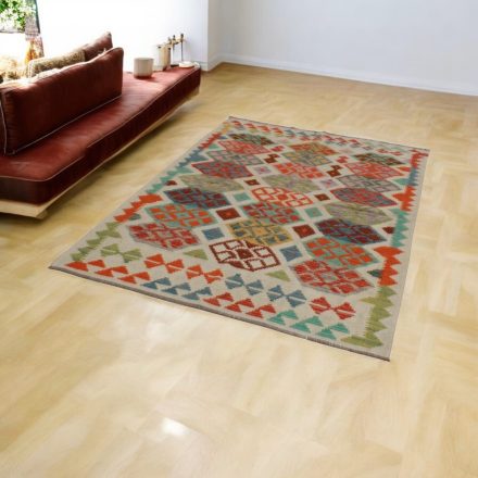 Chobi Kilim szőnyeg 153x213 kézi szövésű gyapjú kelim